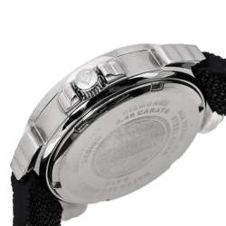 Pre Owned Lancaster Black Stainless Steel Stingray Leather Pillola REF.0348L Women's Wristwatch 37 mm