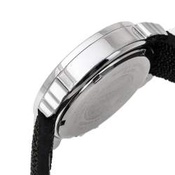 Pre Owned Lancaster Black Stainless Steel Stingray Leather Pillola REF.0348L Women's Wristwatch 37 mm