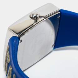Lancaster Yellow Stainless Steel Silicone N°0334 Men's Wristwatch 46 mm