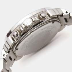 Lancaster Silver Stainless Steel Diamond Ref.0226 Women's Wristwatch 38 mm