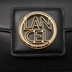 Lancel Black Leather Roxane Crossbody Bag