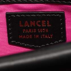 Lancel Black Leather Roxane Crossbody Bag