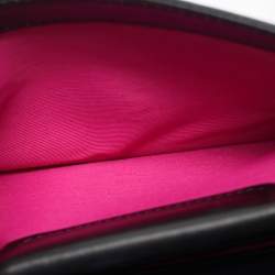 Lancel Black Leather Roxane Crossbody Bag