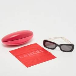 Lancel Black Leonie De Lancel Rectangular Sunglasses