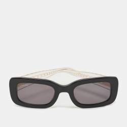 Lancel Black Leonie De Lancel Rectangular Sunglasses