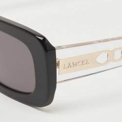 Lancel Black Leonie De Lancel Rectangular Sunglasses