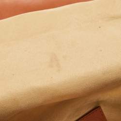 Lancel Brown Leather L'Angèle Top Handle Bag