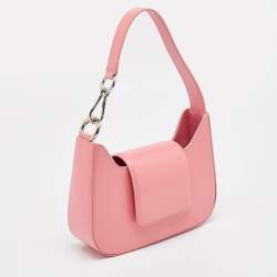 Lancel Pink Leather Sixtine de Lancel Hobo