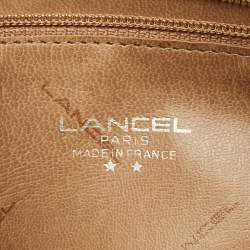 Lancel Brown/Tan Coated Canvas and Leather Camera Shoulder Bag