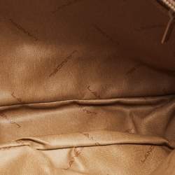 Lancel Brown/Tan Coated Canvas and Leather Camera Shoulder Bag
