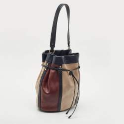Lancel Multicolor Leather The Bucket Hobo