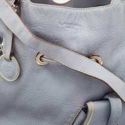 Lancel Light Blue Leather Premiere Flirt Bucket Bag