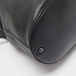 Lancel Black Leather Premiere Flirt Bucket Bag