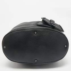 Lancel Black Leather Premiere Flirt Bucket Bag