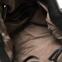 Lancel Black Leather Premiere Flirt Bucket Bag