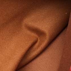 Lancel Red/Tan Canvas and Leather Trim Weekend Duffel Bag