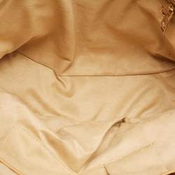 Pre Owned Lancel Beige Leather Satchel