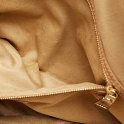 Pre Owned Lancel Beige Leather Satchel