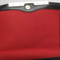 Pre Owned حقيبة كتف لانسيل بسلسلة جلد مبطن أسود