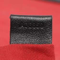 Pre Owned حقيبة كتف لانسيل بسلسلة جلد مبطن أسود