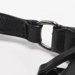 مملوكة مسبقًا Lancel Black Leather Crossbody Bag