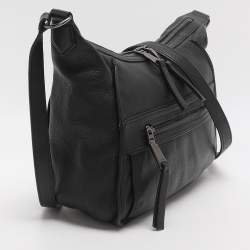 مملوكة مسبقًا Lancel Black Leather Crossbody Bag