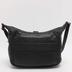 مملوكة مسبقًا Lancel Black Leather Crossbody Bag