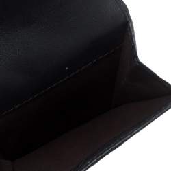 Lancel Black Canvas French Wallet