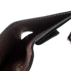 Pre Owned Lancel Black Leather French Wallet