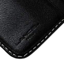 Pre Owned Lancel Black Leather French Wallet