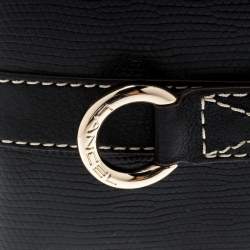 Pre Owned Lancel Black Leather French Wallet