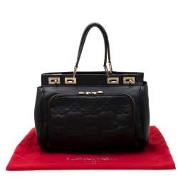Lancel Black Leather Satchel