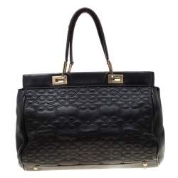 Lancel Black Leather Satchel