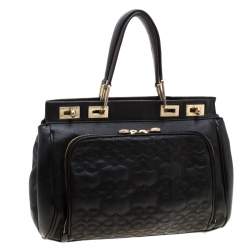 Lancel Black Leather Satchel