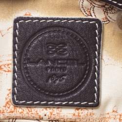 Pre Owned Lancel Dark Brown Leather Shoulder Bag