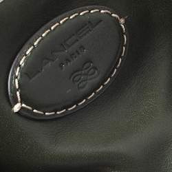 Pre Owned Lancel Green Leather Premiere Flirt Bucket Shoulder Bag