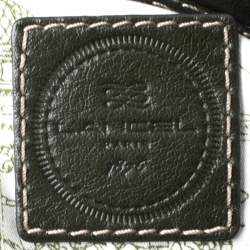 Pre Owned Lancel Green Leather Premiere Flirt Bucket Shoulder Bag