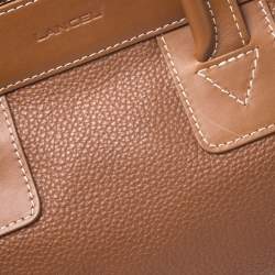Pre Owned Lancel Tan Leather Shoulder Bag