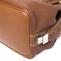 Pre Owned Lancel Tan Leather Shoulder Bag