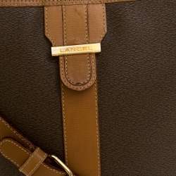 Pre Owned Lancel Brown Leather Bucket Bag