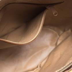 Pre Owned Lancel Brown Leather Bucket Bag