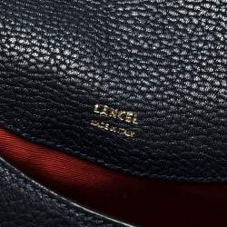 Pre Owned Lancel Red/Blue Leather Pia Shoulder Bag