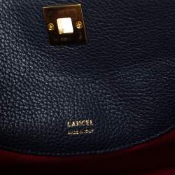 Lancel Blue Python Pia Shoulder Bag