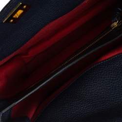Lancel Blue Python Pia Shoulder Bag