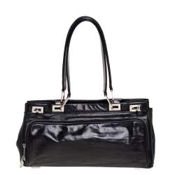 Lancel Black Leather Satchel