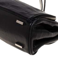 Lancel Black Leather Satchel