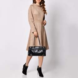 Lancel Black Leather Satchel