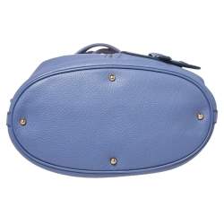 Pre Owned Lancel Lavender Leather Premiere Flirt Bucket Bag