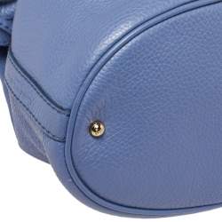 Pre Owned Lancel Lavender Leather Premiere Flirt Bucket Bag