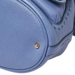 Pre Owned Lancel Lavender Leather Premiere Flirt Bucket Bag